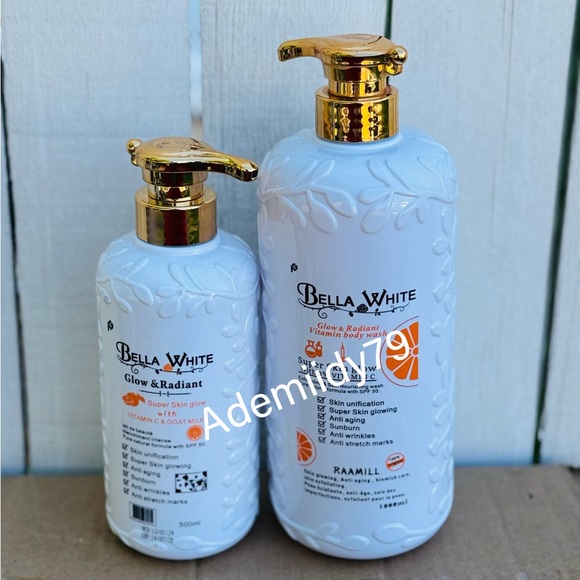 Bella White Glow & Radiant Body Lotion Set lotion and...